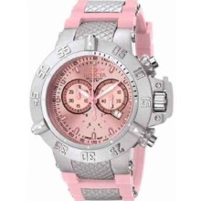 Invicta Men's 1383 Subaqua III SS case Pink Silicon strap Watch