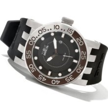 Invicta Men's DNA Diver Quartz Stainless Steel Silicone Strap Watch BROWN