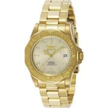 Invicta Men's Pro Diver Collection 23k Gold Plated Automatic 660ft Dat