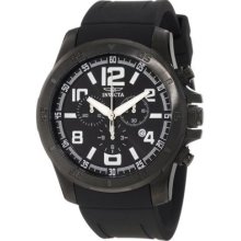 Invicta Mens Specialty Swiss Chronograph Black Ip Stainless Steel Case Watch