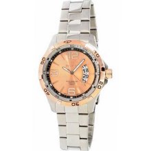 Invicta Rose Dial Big Date Mens Watch 0085