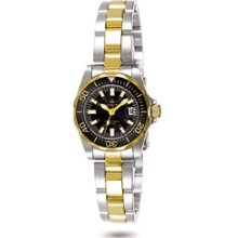 Invicta Sapphire Lady Diver Two Tone 23K Gold Plated Inv7063