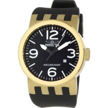 Invicta Swiss Men's 0852 Force Collection Gold-Tone Black Polyurethane