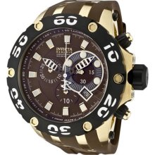 Invicta Watches Men's Subaqua/Reserve Chronograph Brown Dial Brown Pol