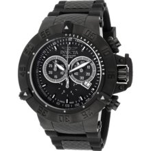 Invicta Watches Men's Subaqua/Noma III Chronograph Black Dial Black Si