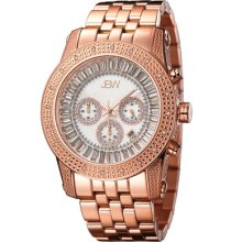 JBW Men's Krypton Diamond Accented Watch in Rose-Gold