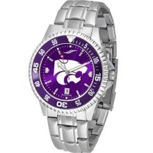 Kansas State University Men's Stainless Steel Dress Watch