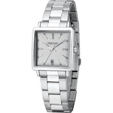 Kenneth Cole Men's Kc3636 Reaction Silver Dial Silver-tone Bracelet Watch