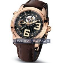 L-evolution GMT Tourbillon (RG/Black/Leather strap)