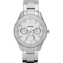 Ladies Fossil Stella Stainless Steel Watch