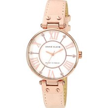 Ladies' Peach Leather Watch