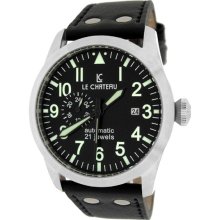 Le Chateau Men's Black Dynamo Automatic Men's Watch