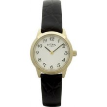 LS00760 Rotary Ladies Timepieces White Black Watch