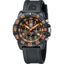 Luminox Men's Orange Chronograph Watch