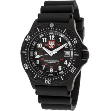 Luminox Watches Men's Black Dial Black Silicone Black Silicone Black