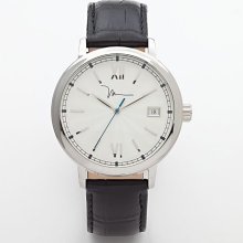 Marc Anthony Stainless Steel Leather Watch - Men