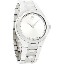 Men Movado 606379 Luno Luno Stainless Steel Silver