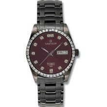 Men Sartego SBBG11 Black Automatic Burgundy