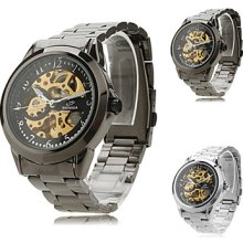 Men's Alloy Analog Mechanical Wrist Watch 9262 (Assorted Colors)