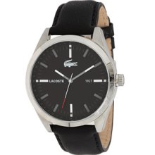 Men's black lacoste montreal watch 2010611