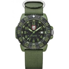 Men's black luminox od military 3040 diver's watch 3041