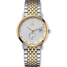 Mens Ernest Borel Two-tone Stainless Quartz Watch