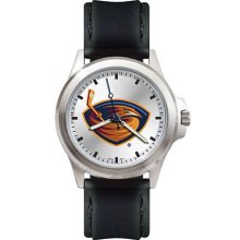 Mens Fantom Atlanta Thrashers Watch With Leather Strap