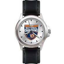 Men's Fantom Auburn University Tigers Watch with Leather Strap