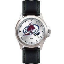 Mens Fantom Colorado Avalanche Watch With Leather Strap