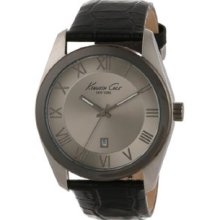 Men's KC1925 Classic Grey Dial Roman Numeral Detail Strap