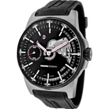 Men's Mechanical Black See-thru Dial Titanium Case Black