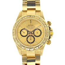 Men's Rolex Zenith Cosmograph Daytona Watch 16528 Champagne Dial