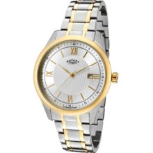 Men's Silver Dial Two Tone