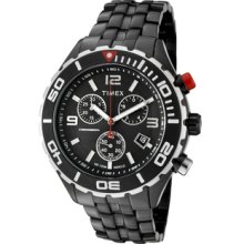 Men's SL Series Chronograph Black Dial Black Ion Plated