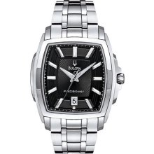 Men's Stianless Steel Precisionist Longwood Quartz Black Dial