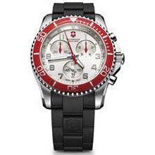 Men's Victorinox Swiss Army Maverick GS Watch with Silver Dial (Model: 241433) swiss army