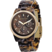 Michael Kors Acrylic Tortoiseshell Ladies Watch MK5038