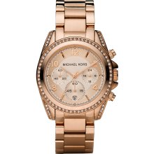 Michael Kors Women's Goldtone Gold Dial Watch MK5263