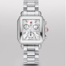 MICHELE MICHELE Signature Deco Non-Diamond, Diamond Dial