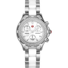 MICHELE Tahitian White Ceramic and Stainless Ste... - Jewelry