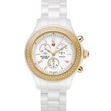 Michele Women's Ceramics White Dial Watch MWW17B000007