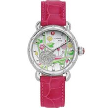 Michele Women's Garden Party Silver Dial Watch MWW05B000011