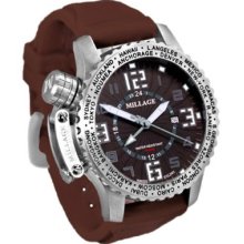 Millage Moscow Collection Men's Silicone Strap Watch