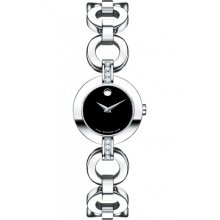 MOVADO Belamoda 0606263 Stainless Steel Diamond Watch