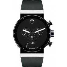 Movado Sapphire Synergy Black Museum Dial Men's Watch #0606501