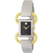 Movado Swiss Linio Two- Tone Ladies Watch 0606472