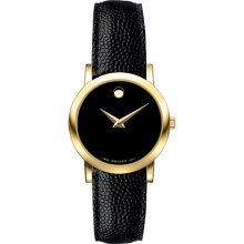 Movado Women's Museum Black Dial Watch 0605655