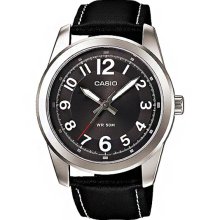 MTP1315L Casio Men's MTP-1315L-8BV Quartz Black Leather Analog Dress Watch