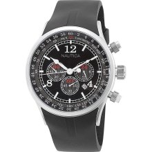 Nautica N13530G NSR 01 Chronograph Black Rubber Men's Watch