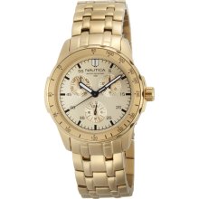 Nautica N14589G Windseeker Gold Dial Men's Watch